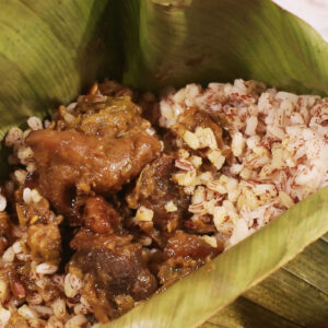 Ofada rice & Ayamase